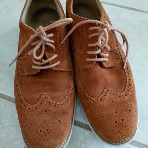 Cole Haan Lunargard Brown Suede Mens Shoes Size 10